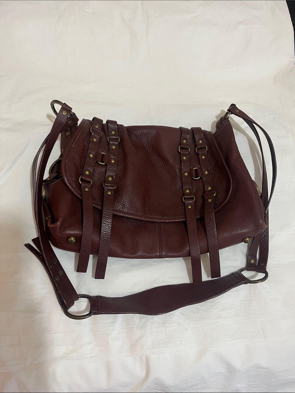G series Flap Brown Soft Leather Bag Tobacco Glamour Sport Lthr Unit